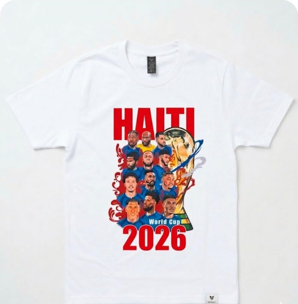 T-shirt coupe du monde 2026 Haïti